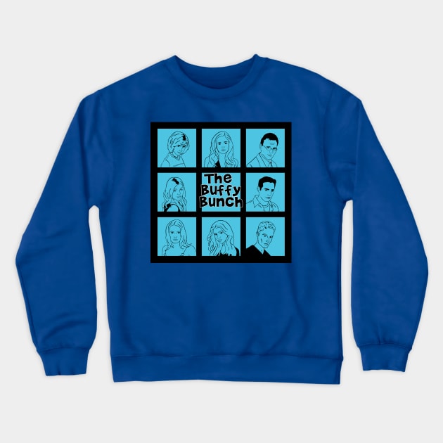 The Buffy Bunch Version 2 Jossless Crewneck Sweatshirt by valifullerquinn